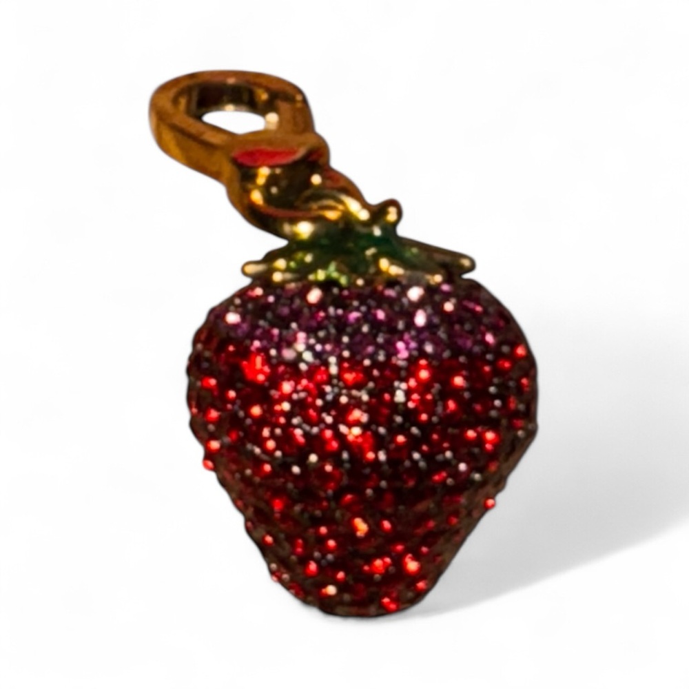 Juicy Couture Red and Gold Strawberry Charm